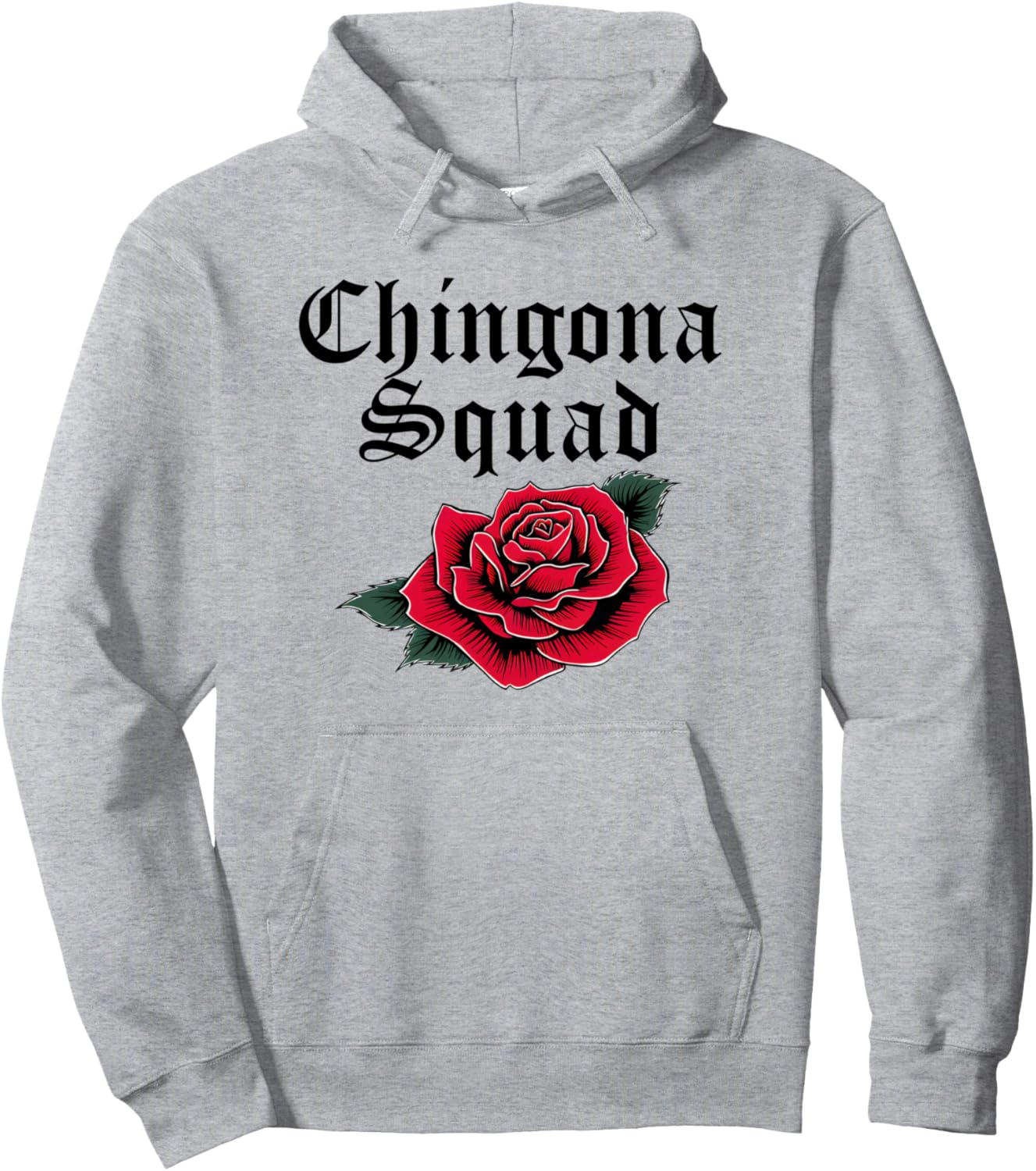 

Толстовка Chingona Squad Latina Chula Cabrona Mexican Chicana Muja, серая Old School Latin Ropa