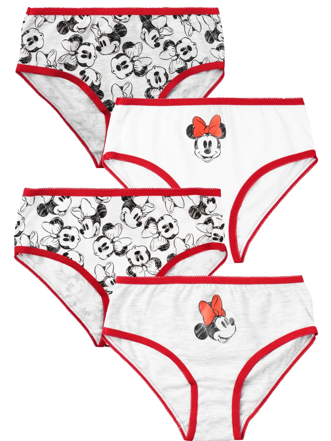 Трусы детские Minnie Mouse Disney, белый/серый