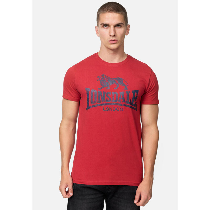 

Спортивная футболка Lonsdale, цвет rot/navyblau