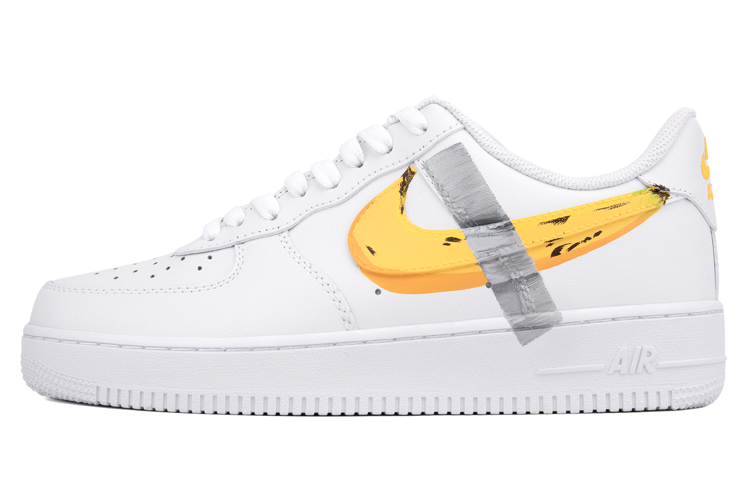 

Nike Кроссовки Air Force 1 для скейтбординга, износостойкие, белые, мужские