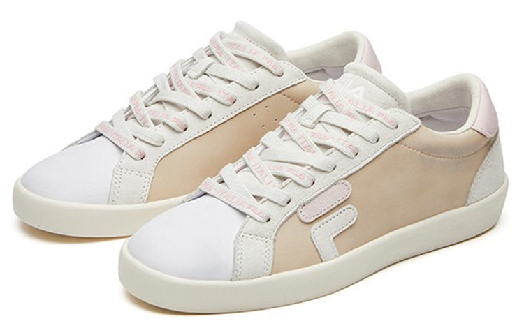 Кеды (WMNS) Fila Fusion Canvas Shoes 'Light Beige Pink', розовый — фото 3