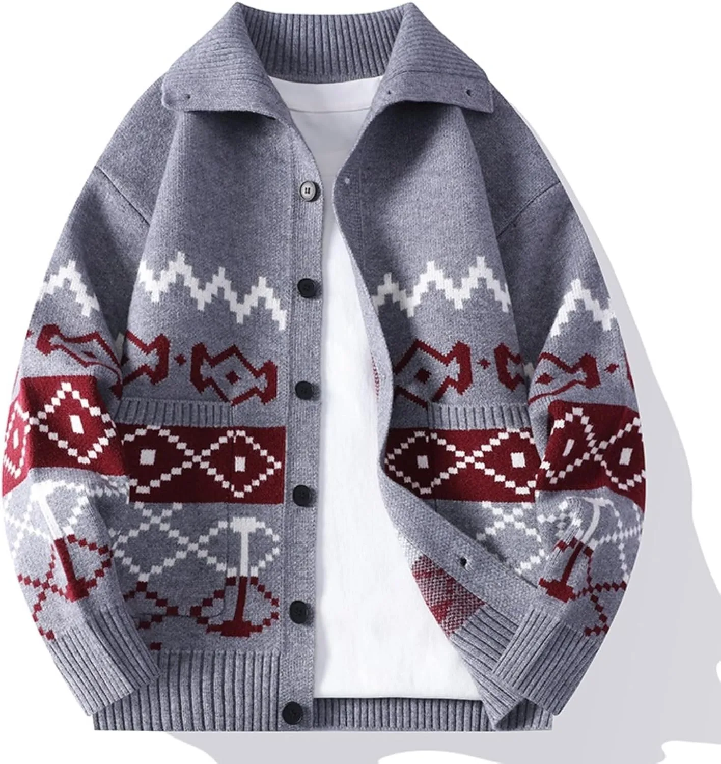 

Мужской джерси кардиган легкий slim fit