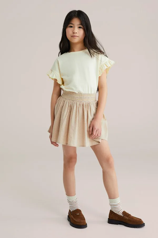 Простая футболка We Fashion, Light Yellow