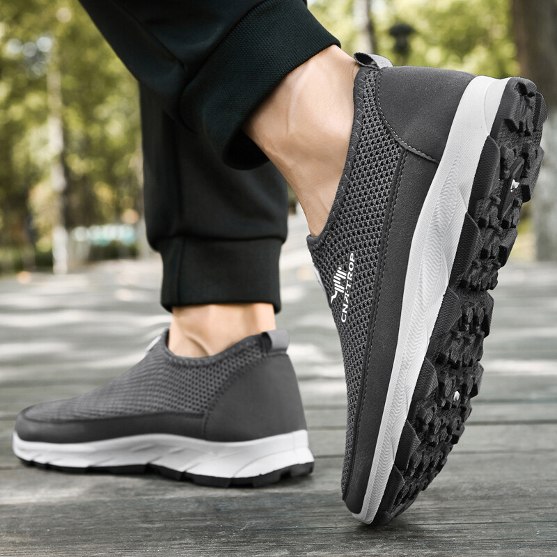 Кроссовки Pilot the camel Lifestyle Shoes Men Low-top, серый — фото 3