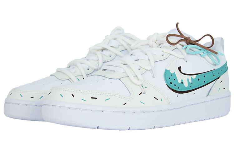 

Женские кроссовки для скейтбординга Nike Court Borough, Ivory