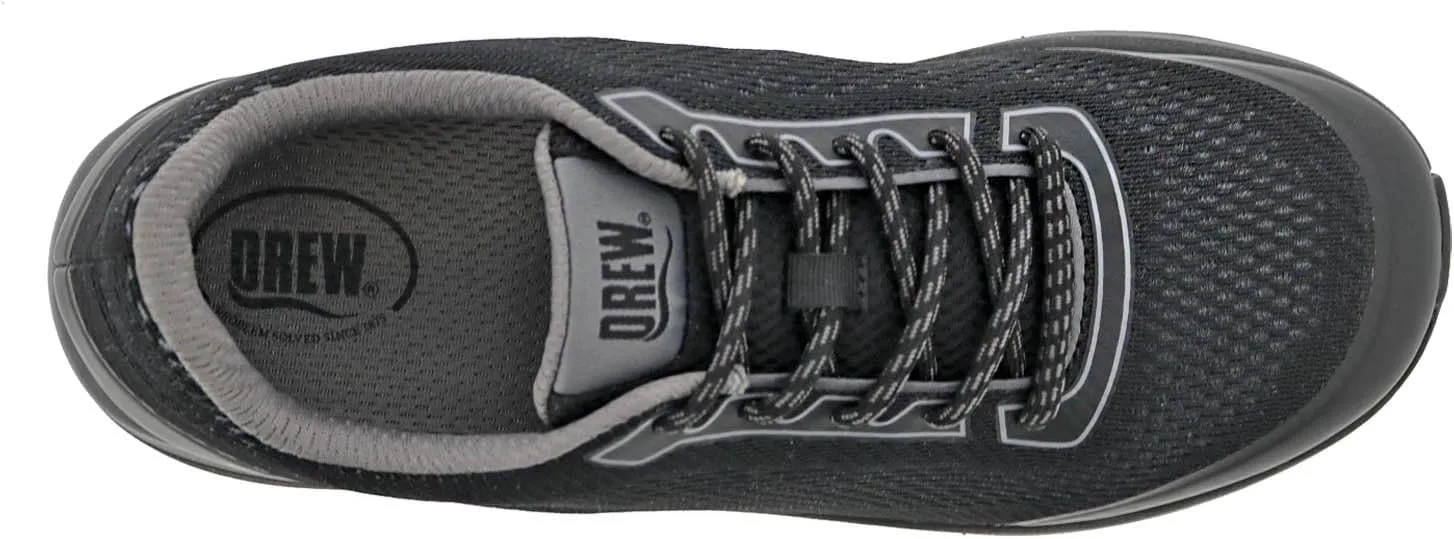 

Мужские кроссовки Drew Champ с шнуровкой и комфортной посадкой, черный