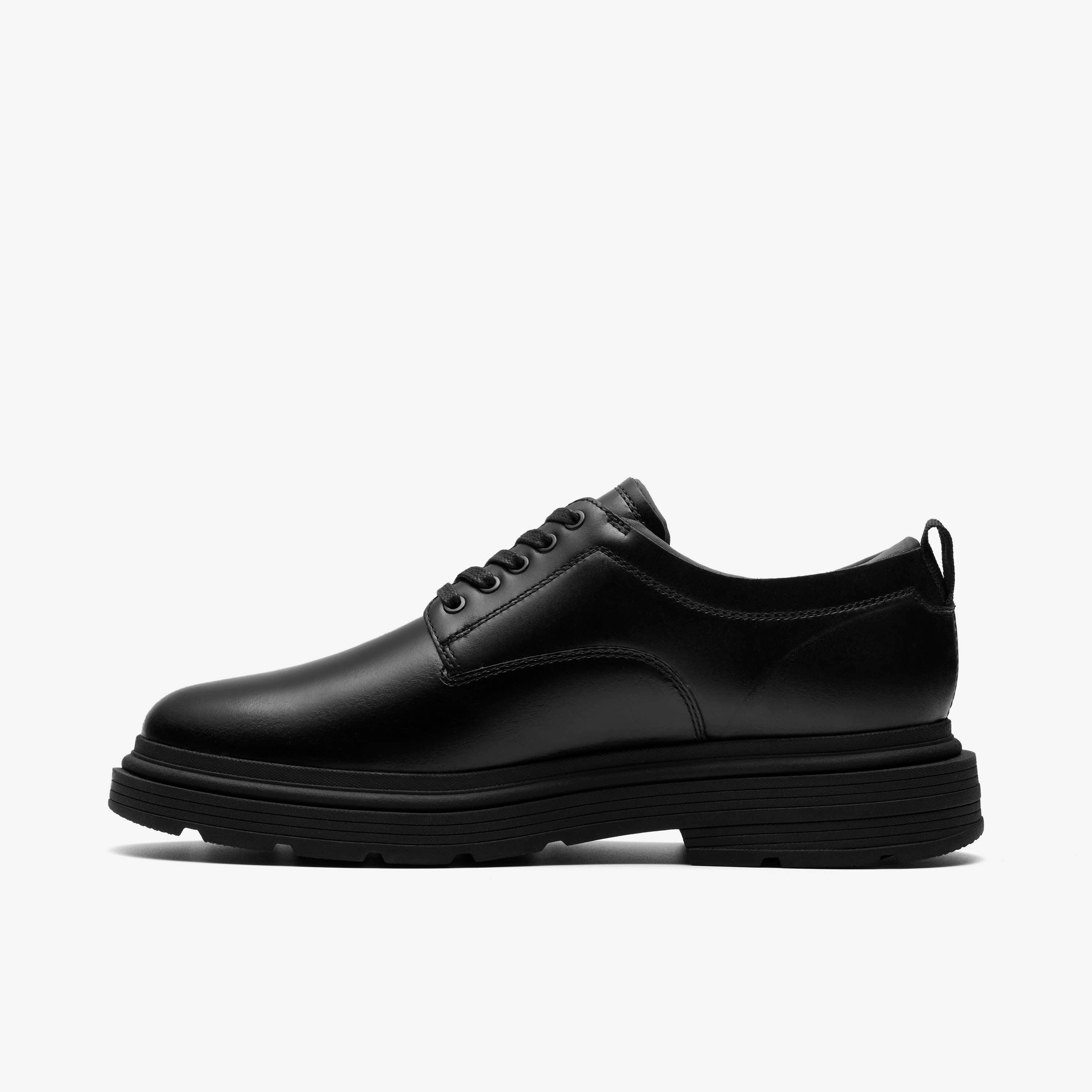 Туфли Бэдбери Лейс Clarks, Black Leather — фото 2