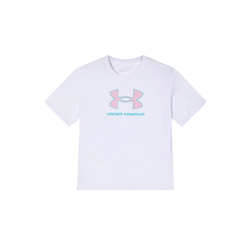 Футболка детская с круглым вырезом Under Armour белая