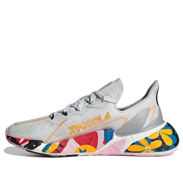 

Кроссовки x9000l4 серебристые Adidas, белый