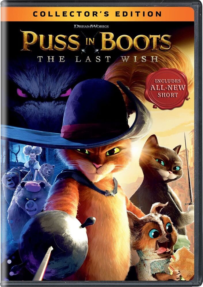 

Диск DVD Puss In Boots: The Last Wish [2023]