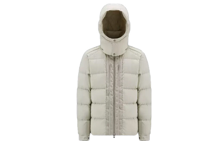 

Пуховик мужской белый Moncler