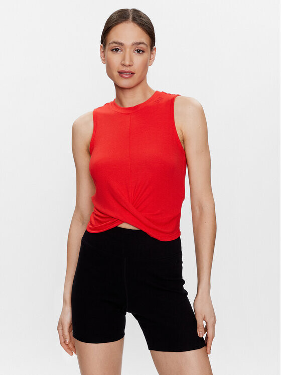 

Топ классической посадки Dkny Sport, красный