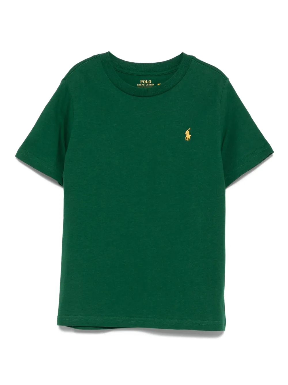 

Футболка с вышитым пони-поло POLO RALPH LAUREN KIDS, зеленый