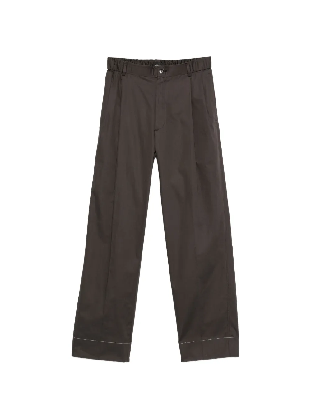 

Брюки с эластичным поясом Brioni, коричневый