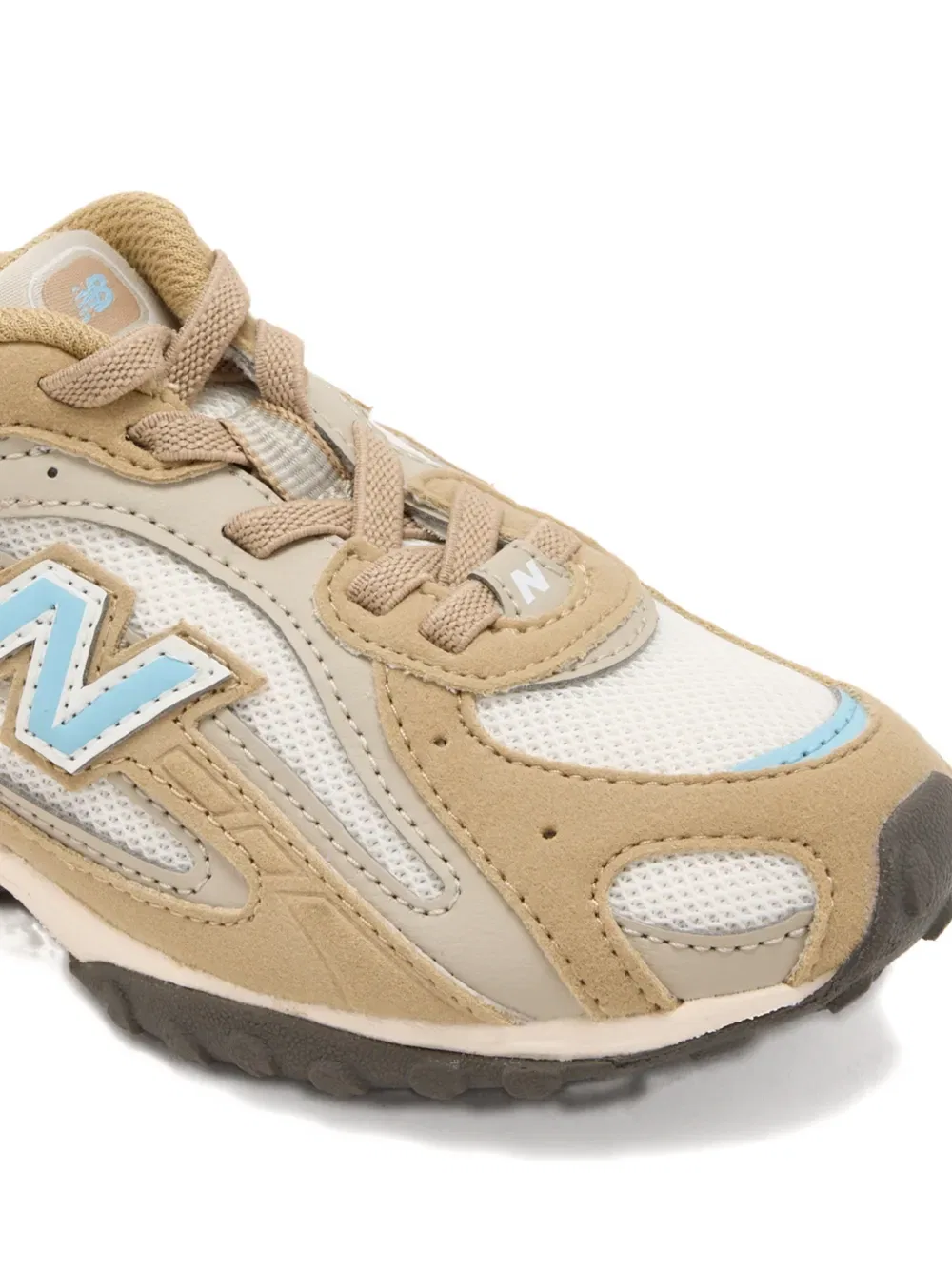 Кроссовки с нашивкой в виде логотипа New Balance Kids, коричневый — фото 4