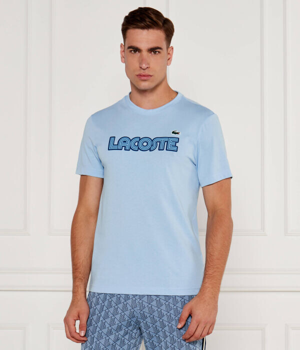 

Футболка Lacoste Regular Fit с логотипом, голубой