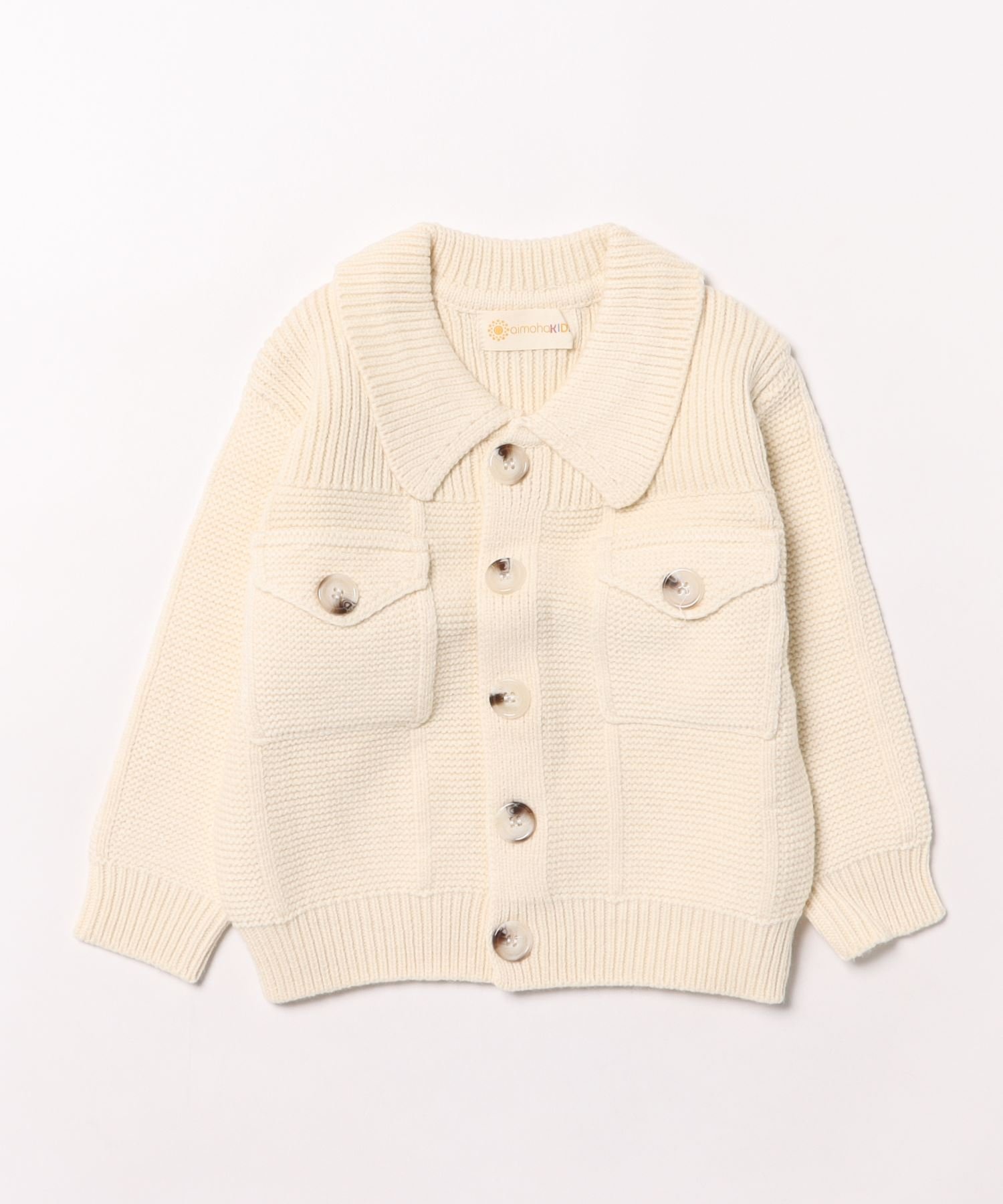 Вязаный кардиган Polo Aimoha Kids, off white