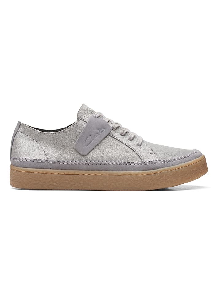 

Низкие кроссовки Clarks Leder Barleigh Lace, серый