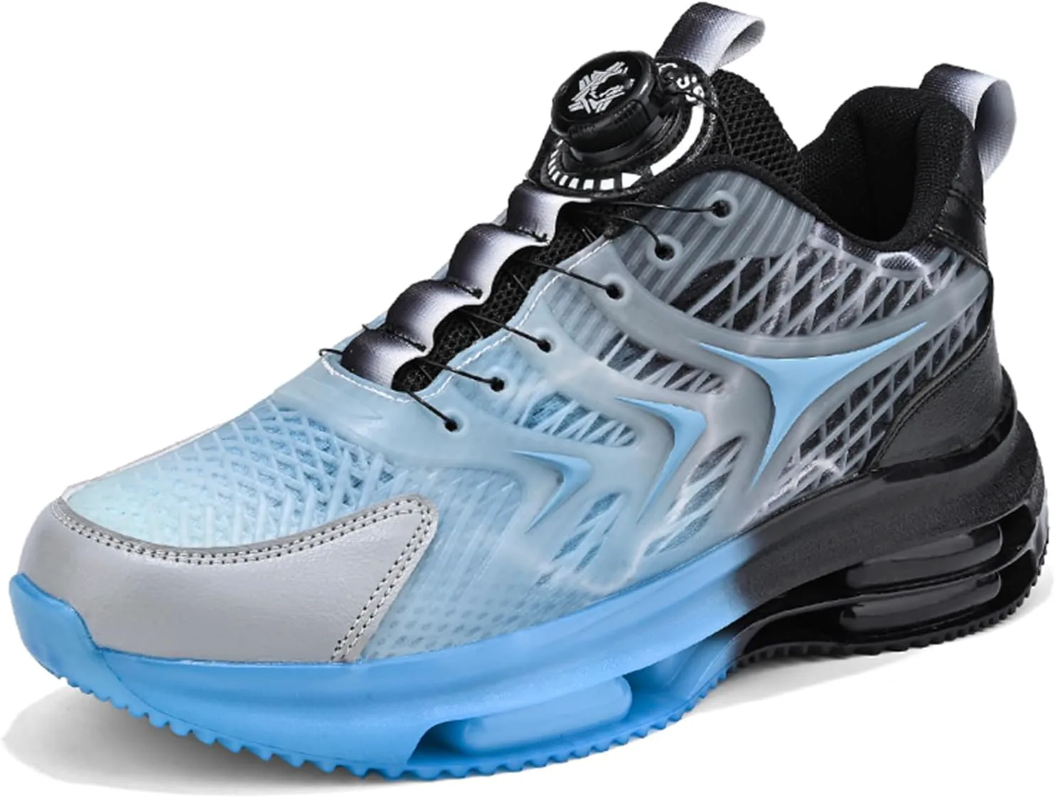 

Мужские кроссовки GSIGUL для бега по дороге, модные сникерсы, дышащие сетчатые прогулочные кроссовки, спортивно-повседневная обувь для мужчин, синий