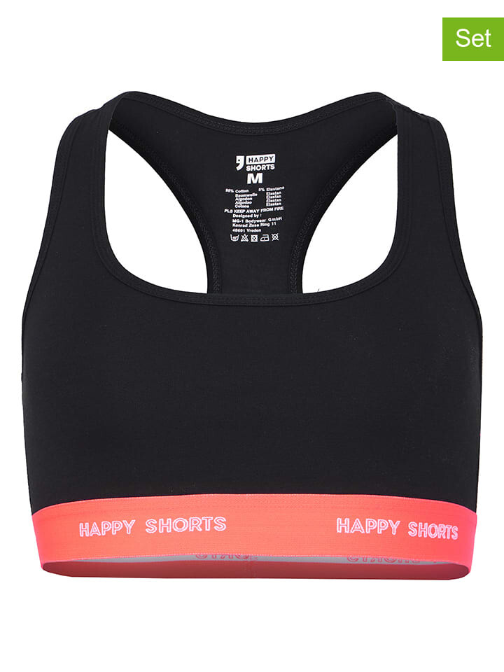 

Бюстье Happy Shorts 2er Set s, цвет schwarz/orange