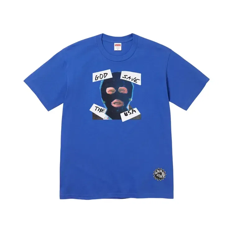 Футболка Supreme God Save Us Tee, синий