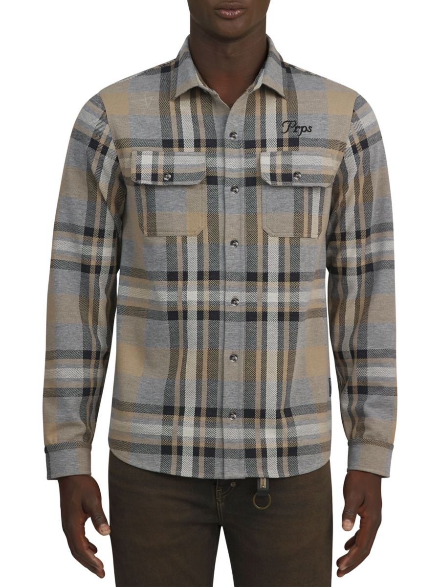 

Рубашка из фланели Big Sky Plaid Prps, цвет Grey Multi
