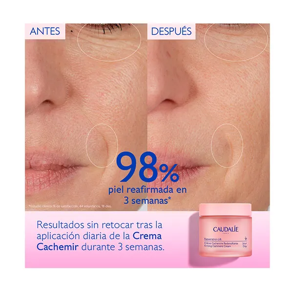Восстанавливающий кашемировый крем Recarga Crema Resveratrol Caudalie, 50 ml — фото 2