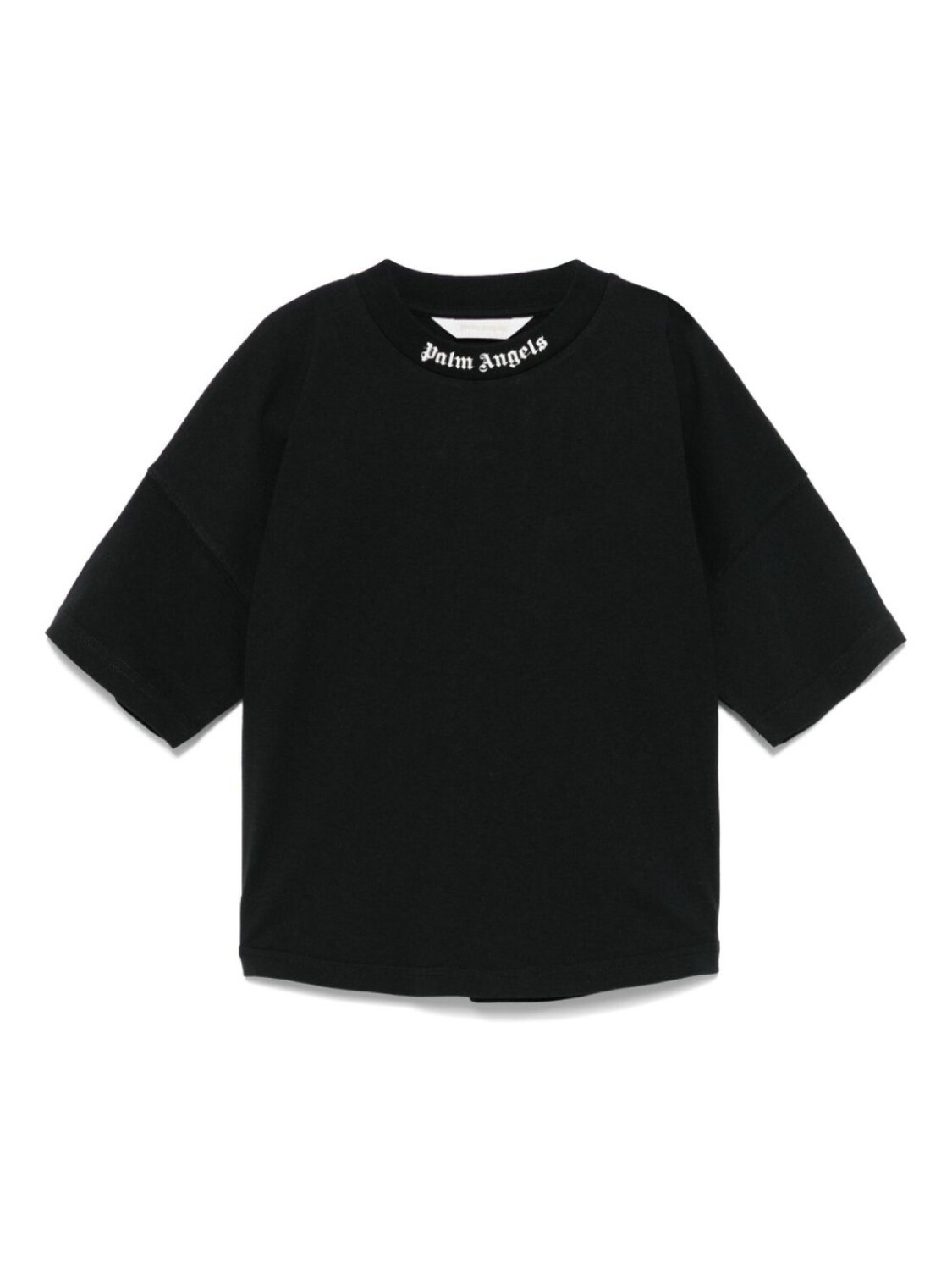 

Palm Angels Kids футболка с логотипом, черный