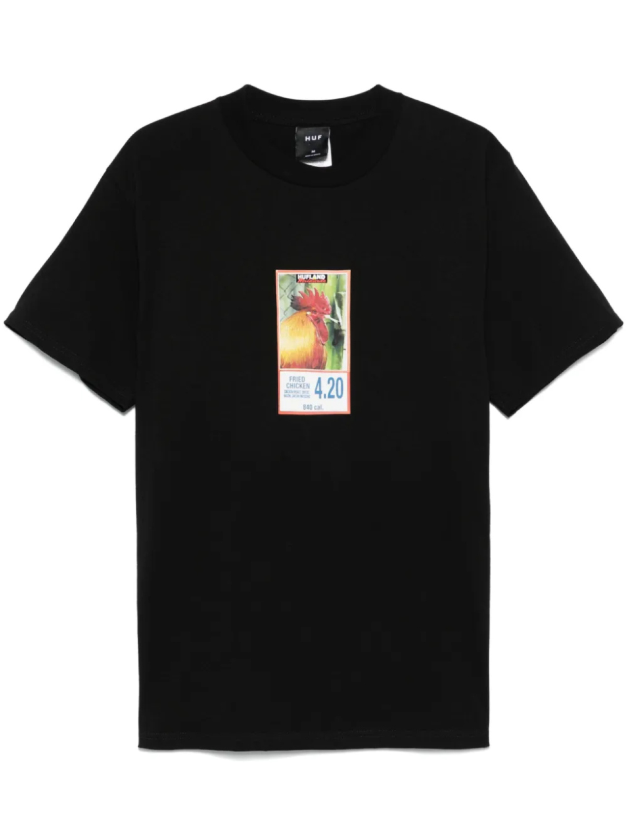 

Huf футболка Fried, черный