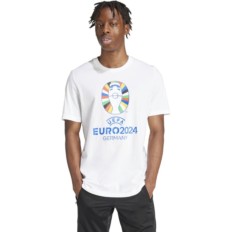 Официальная эмблема фан-футболки Adidas, белый — фото 2