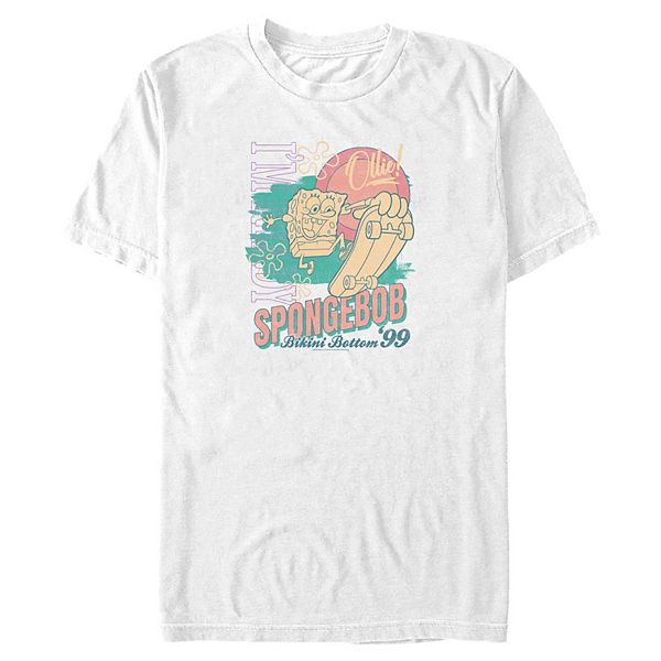 

Футболка с принтом Big & Tall SpongeBob SquarePants Skateboard Ollie Nickelodeon