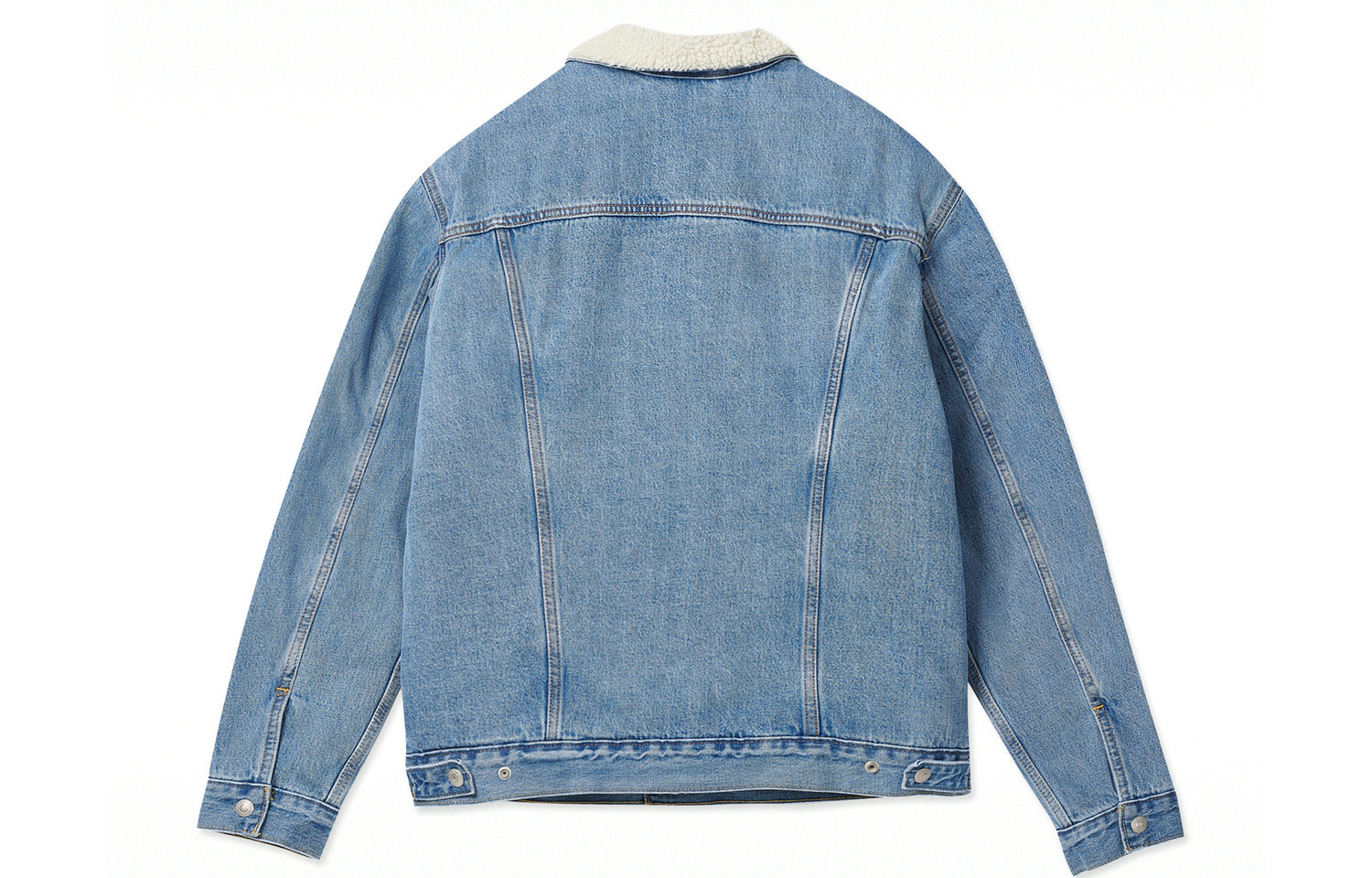 Levis Джинсовая куртка унисекс небесно-голубого цвета Sky Blue — фото 3