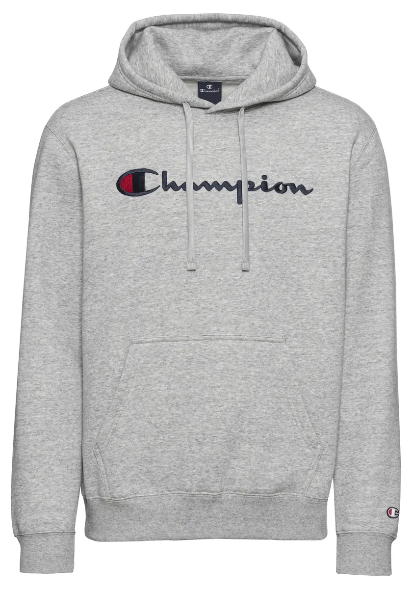 

Толстовка Champion с капюшоном "Icons Hooded Sweatshirt Large Logo", серый