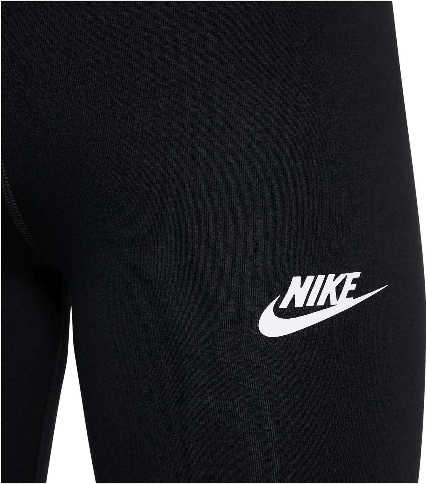 Классические леггинсы с высокой талией Nike Kids, Black/White — фото 3