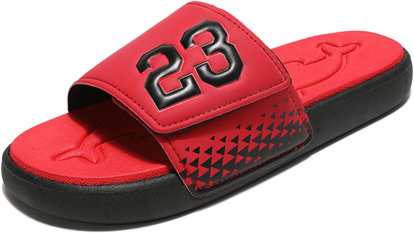 

Мужские спортивные шлепанцы DREAM LAKE, гибкая подошва, повседневные пляжные шлепанцы, красный