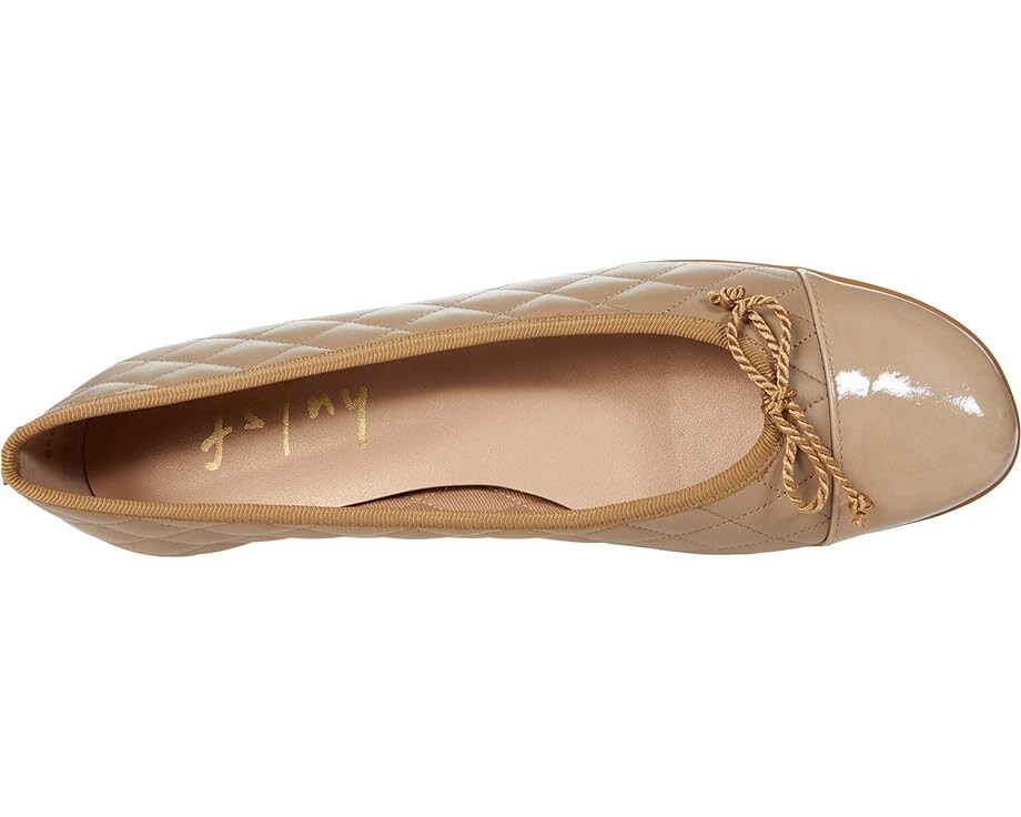 Туфли на плоской подошве French Sole PassportR Flat, цвет Latte Patent Leather — фото 2