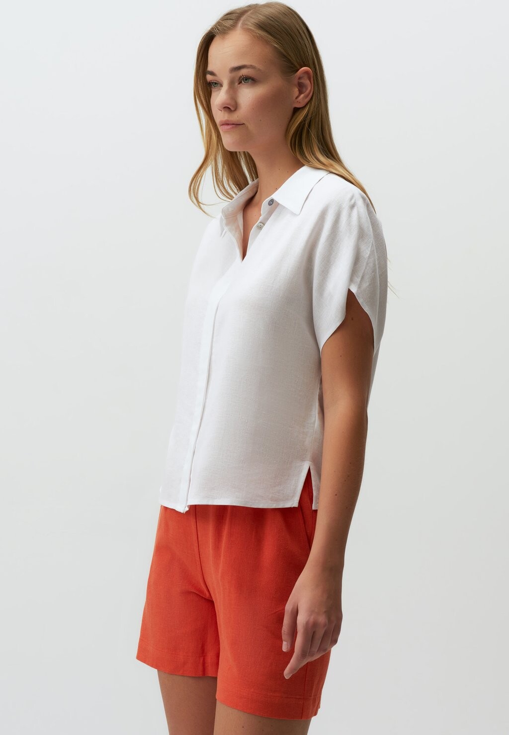 

Блузка-рубашка Short Sleeve Jimmy Key, белая