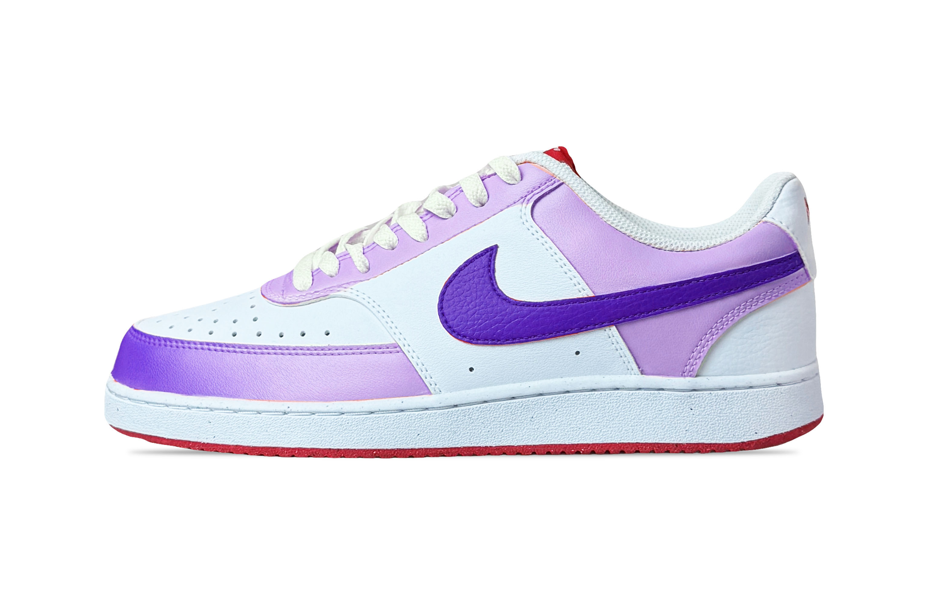 

Кроссовки Nike Court Vision 1 Skateboarding Shoes Men Low-top Purple/white, белый