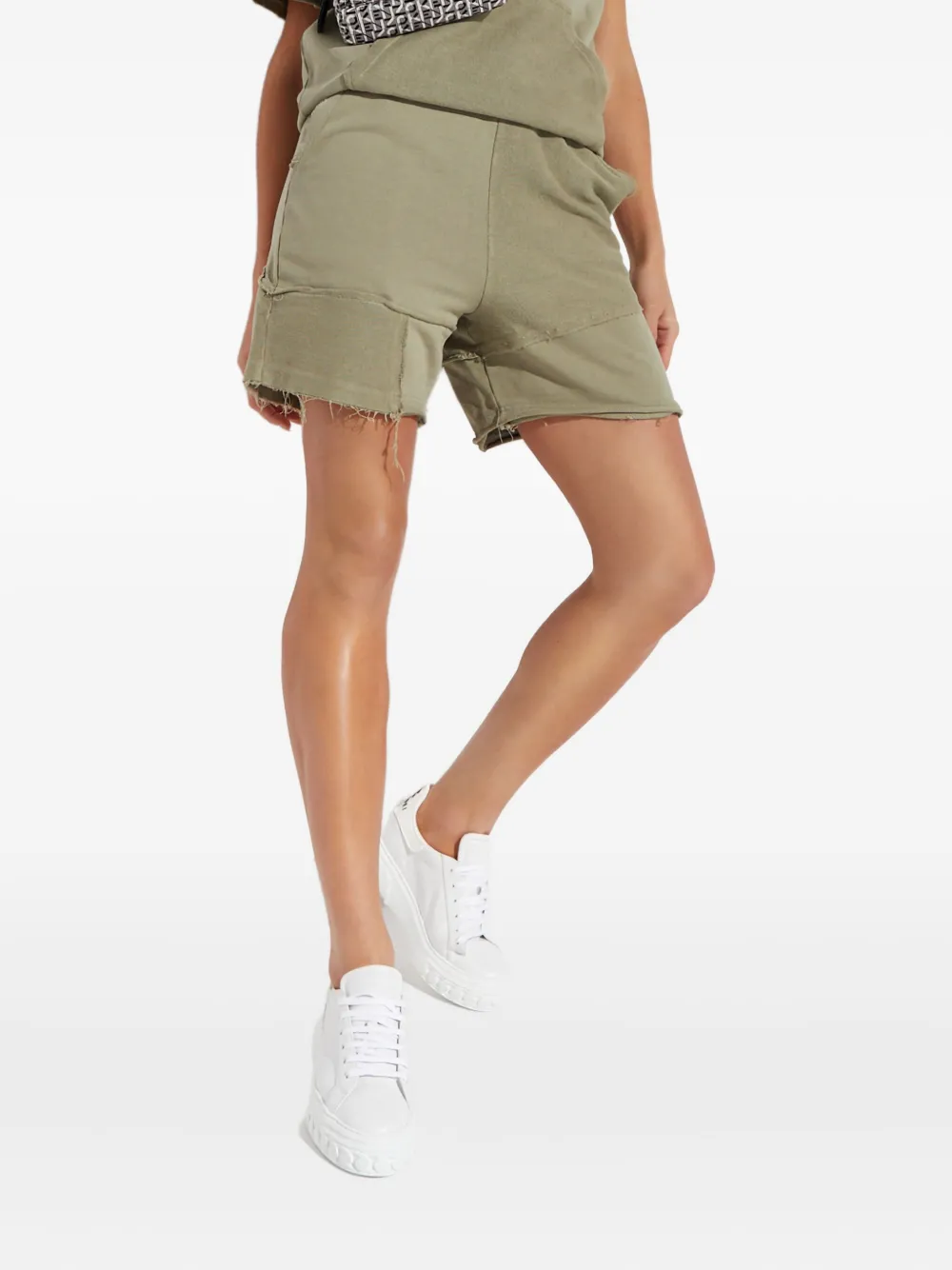 

Шорты Dax на кулиске с необработанными краями Seroya, зеленый