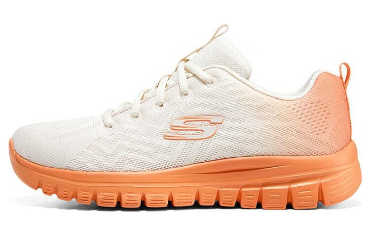 

Изящные туфли для жизни женские с низким верхом, белые/оранжевые Skechers, Оранжевый, Изящные туфли для жизни женские с низким верхом, белые/оранжевые Skechers