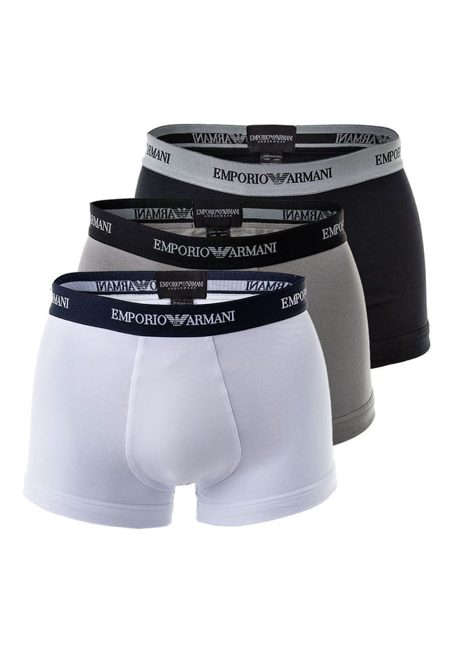 

Боксеры-Шорты - хлопок-стрейч 3 шт. в упаковке Emporio Armani, мультиколор
