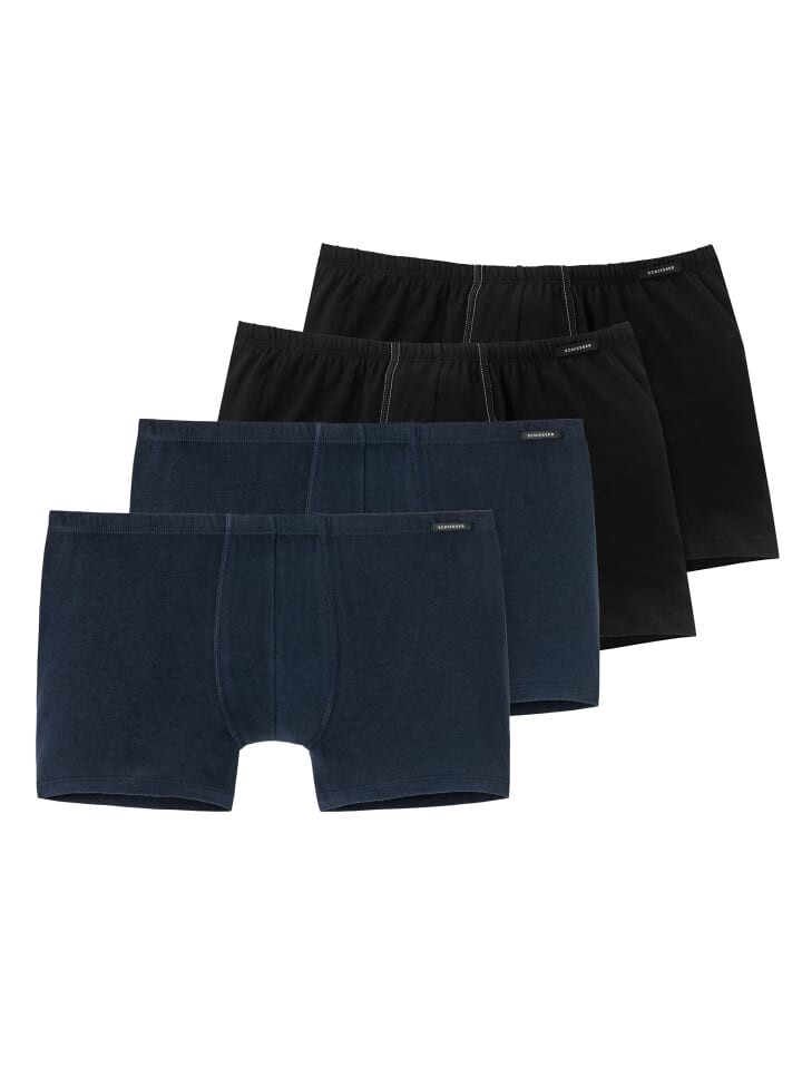 

Боксеры Schiesser short 4er Pack, цвет schwarz/dunkelblau