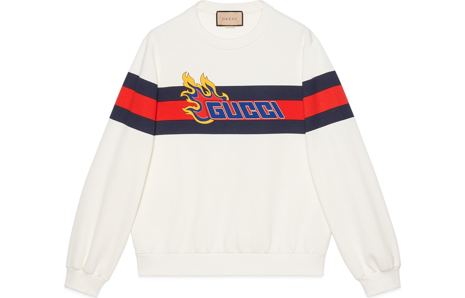

Китайский Новый год Толстовка Мужская Ivory White Gucci, белый