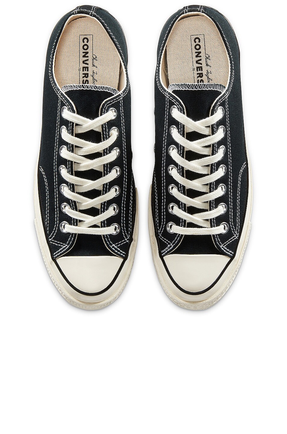 Кроссовки женские Chuck 70 Ox Converse, цвет Black & Egret — фото 4