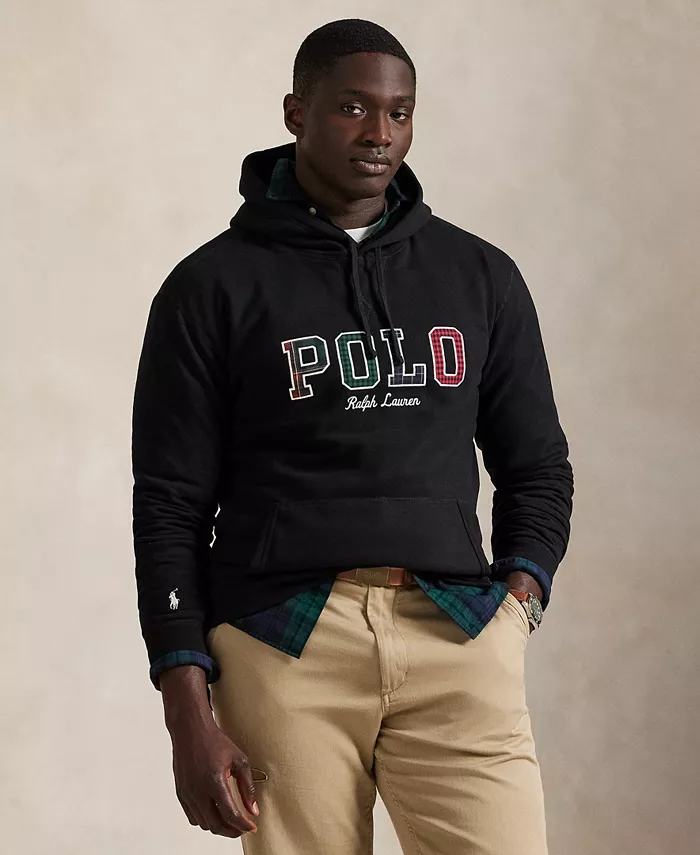 

Мужская худи B&T с принтом Polo Ralph Lauren, черный