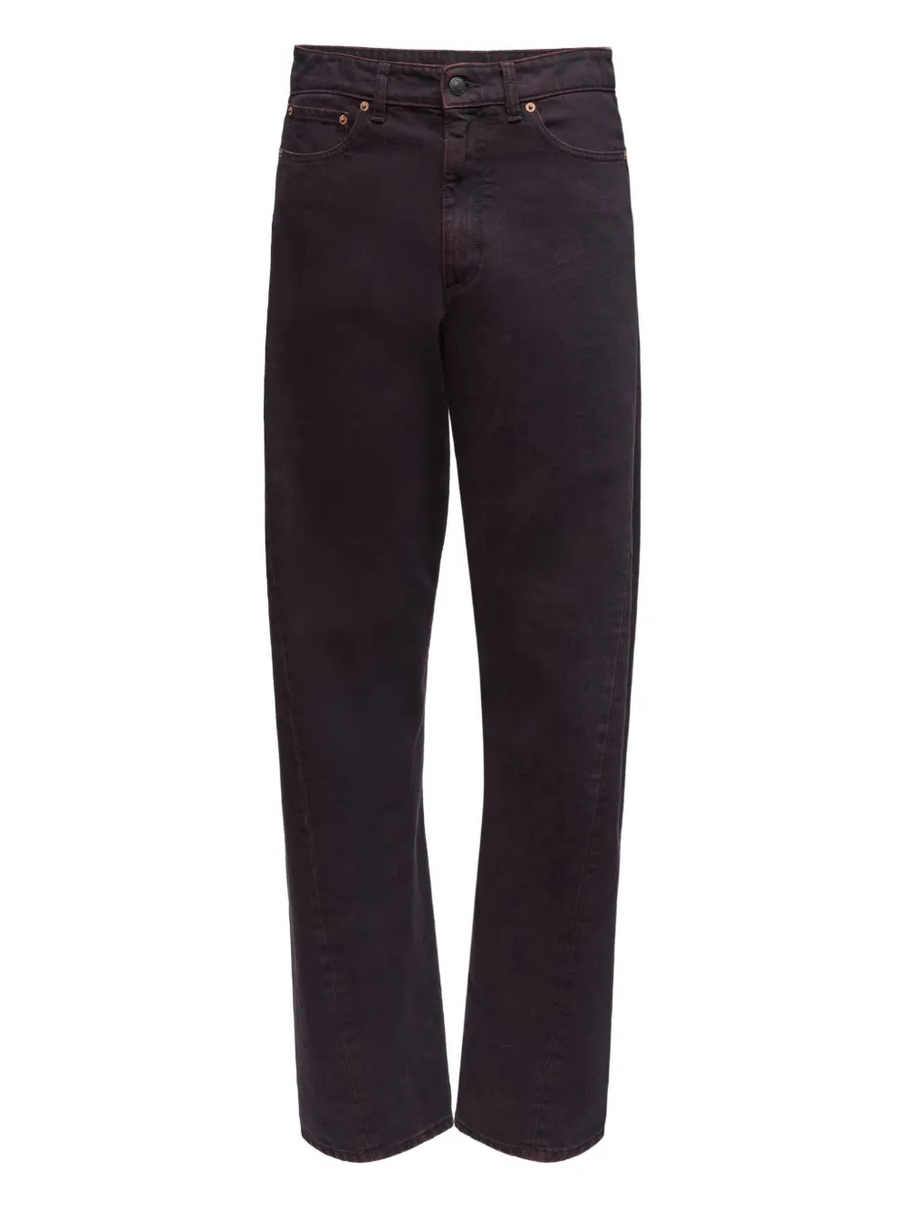 

Джинсы прямого кроя MM6 Maison Margiela, фиолетовый