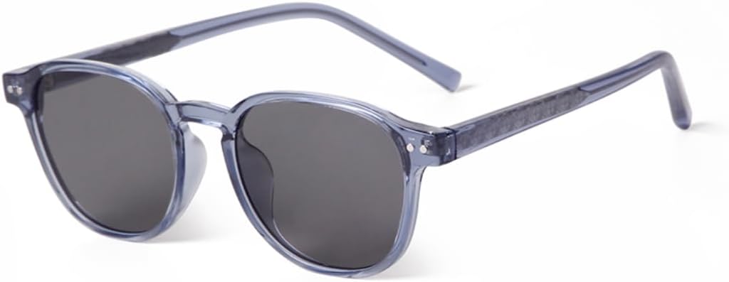 

Ретро солнцезащитные очки для женщин и мужчин, синяя оправа, защита от УФ-излучения UV400, маленькая овальная форма, повседневные, для женщин и мужчин, для активного отдыха на природе VFDHN, 2