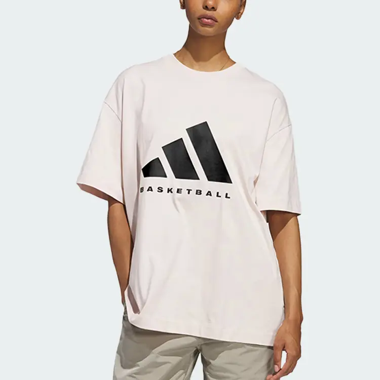Adidas Футболка для баскетбола unisex putty light purple — фото 3