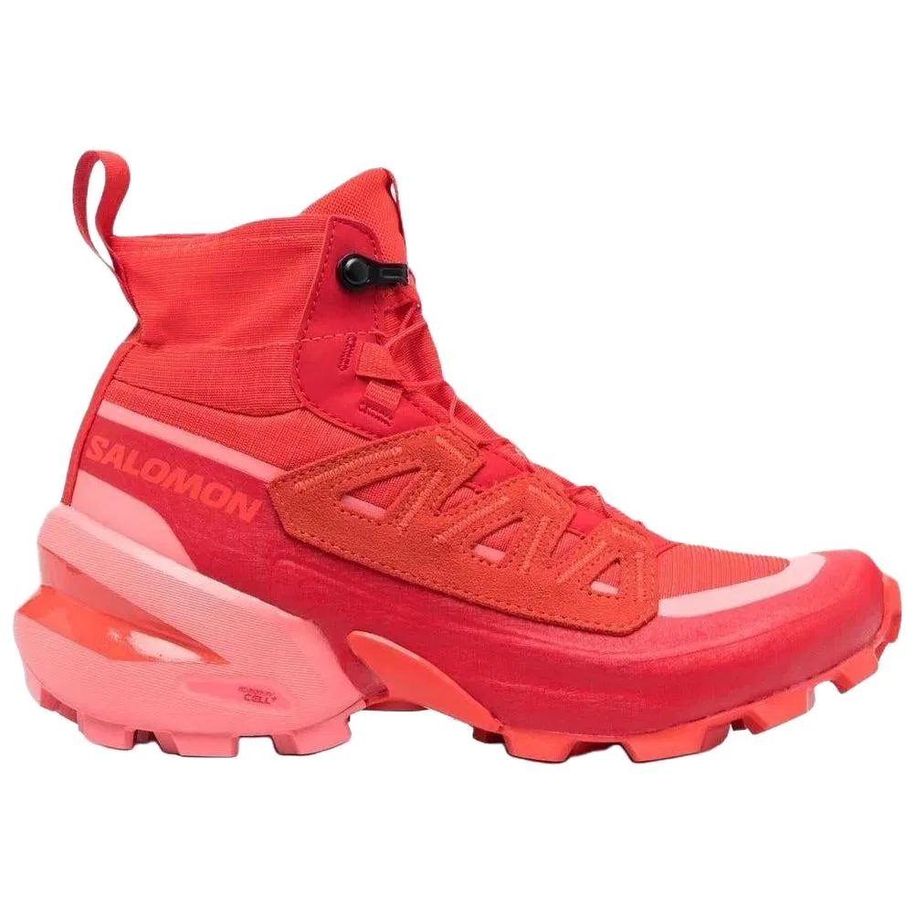 Кроссовки высокие Salomon Cross MM6 Maison Margiela красные — фото 3