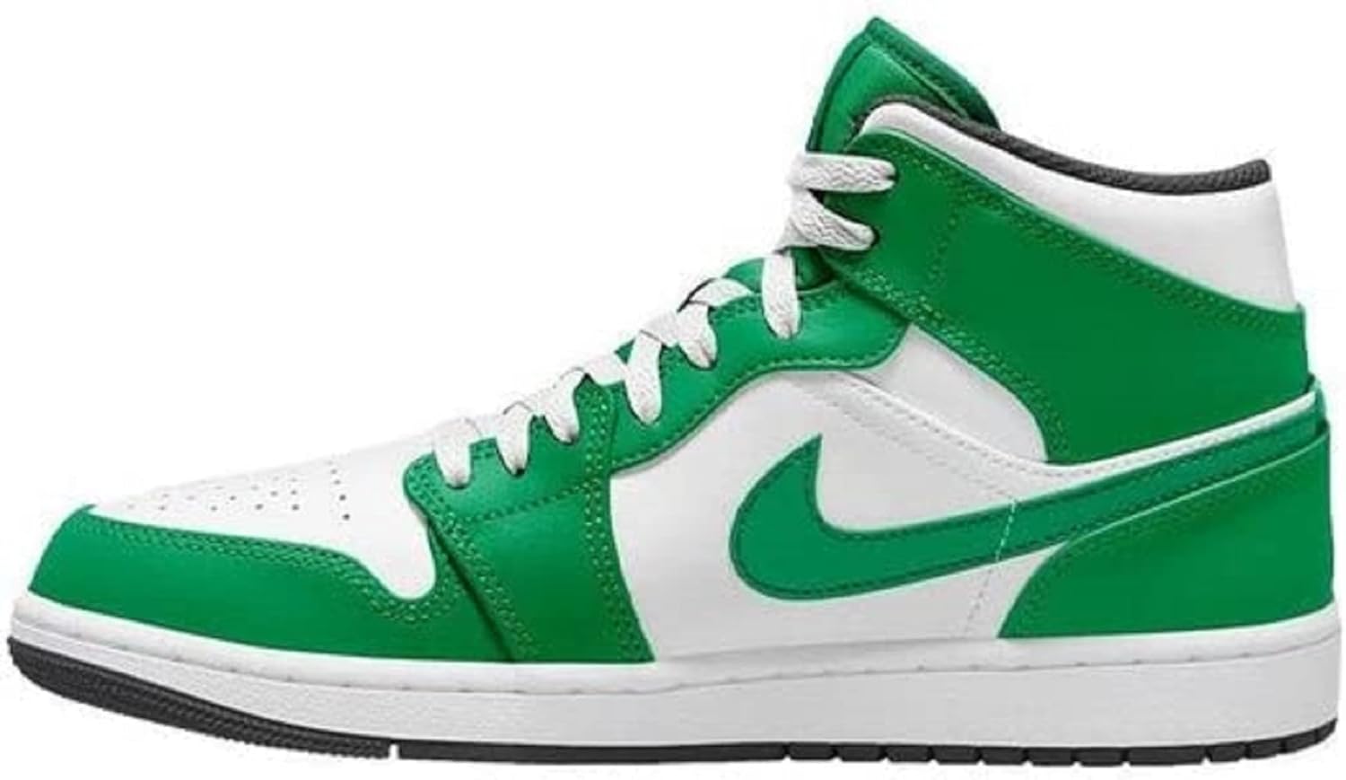 

Кроссовки Nike Air Jordan 1 Mid для мужчин, Lucky Green/Black/White